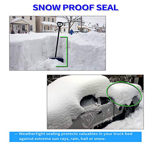 Autostarland 5' Hard Fiberglass Tri-Fold Truck Bed Tonneau Cover Fits For 2019-2022 Gladiator Jt #TOP4