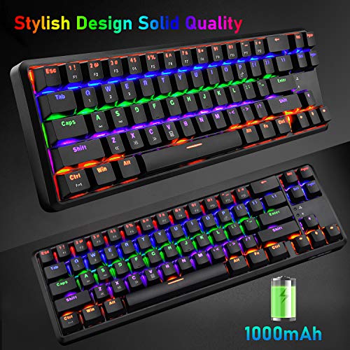 UrChoiceLtd Rechargeable Mechanical Gaming Keyboard - Image 3