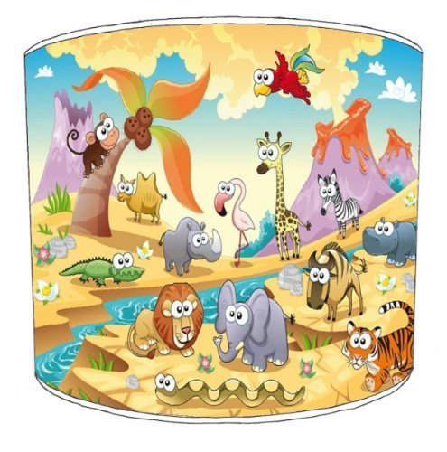 Preisvergleich Produktbild Premier Lampenschirme - Durchmesser 30cm Deckenlampe Safari Kinderlampenschirme