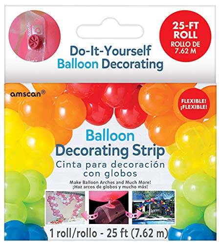 Bande de décoration pour ballons transparent 7.6 m ruban de fixation pour arche anniversaire mariage