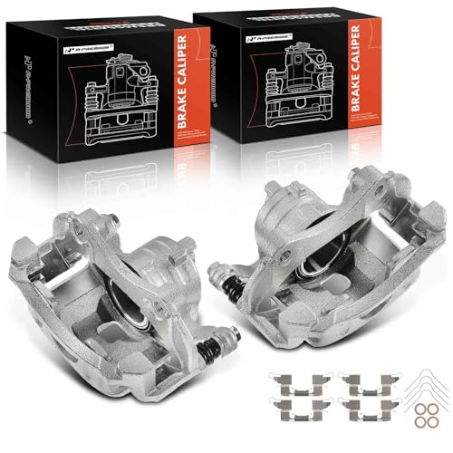 A-Premium Disc Brake Caliper Assembly with Bracket Compatible with Nissan Models - Versa 2012-2019, Versa Note 2014-2019, March 2012-2015, Micra 2015-2017 - Front Side by A-Premium - Used condition - US$102.00