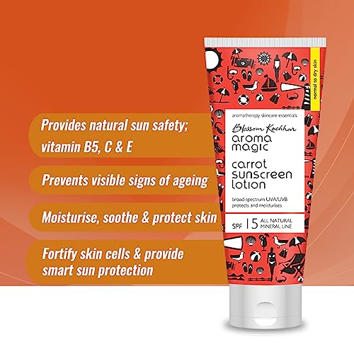 Aroma Magic Carrot Sun Screen Lotion, 100ml - Image 3