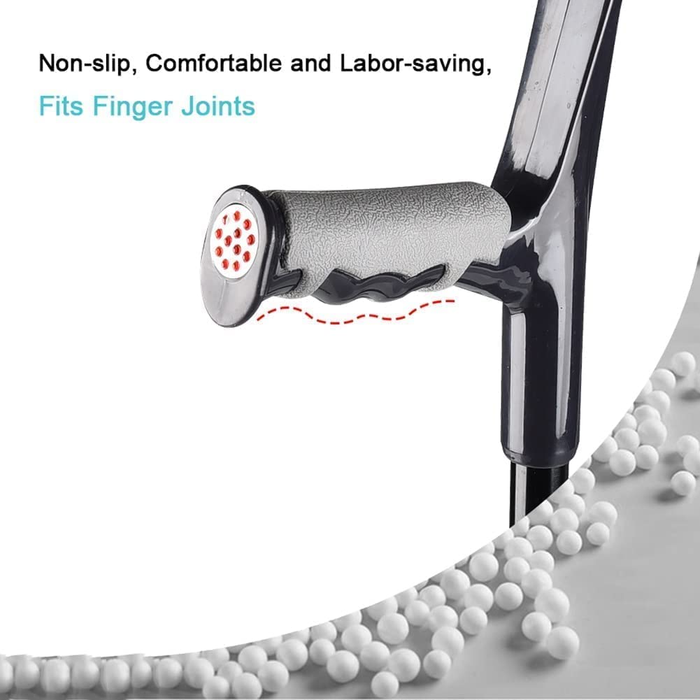 PAASHE 1 par de muletas para Adultos, Bastones ergonómicos, Bastones Ajustables de Aluminio para antebrazo, Bastones Ligeros para Caminar, muletas para Hombres y Mujeres