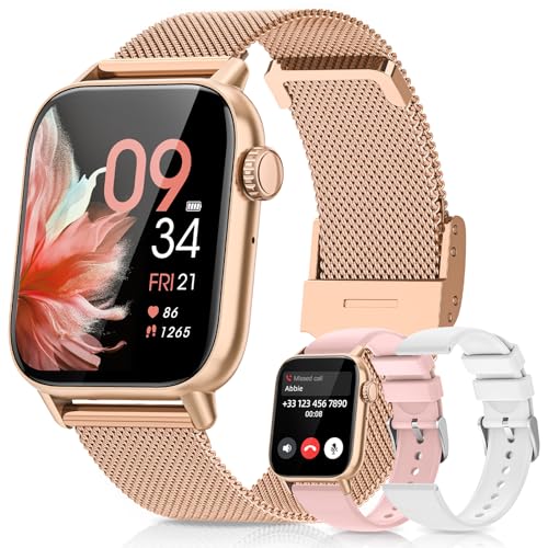 SWGOTA Smartwatch Damen mit Telefonfunktion, 1,83