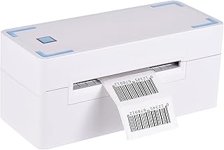 XIYINLI Impresora térmica de etiquetas de envío Impresora de etiquetas de código de barras Express de escritorio de 4 pulgadas Conexión USB portátil 4x6 Máx. Ancho de papel de 80 mm 180 mm/s Soporte d