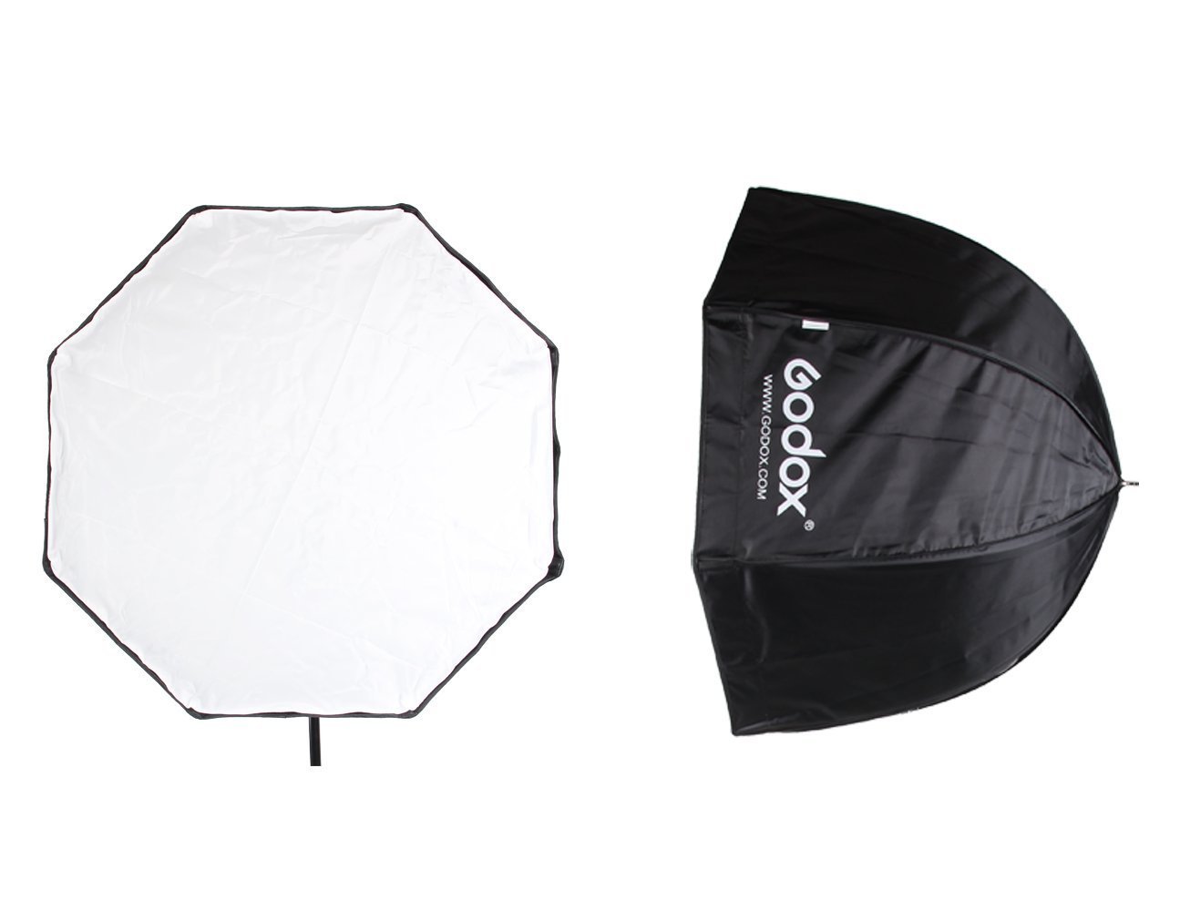 GODOX Softbox Octogonal 120cm para Speedlite Flashes, con Bolsa de Transporte para Fotografía y Video Estudio Retrato