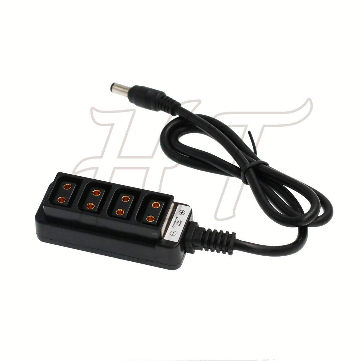 HT DCバレルDタップ4ポート4ウェイパワースプリッターアダプター5.5