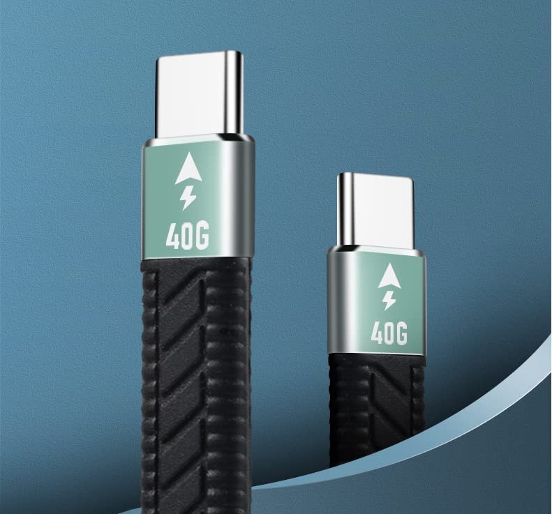 Câble Thunderbolt 3 court résolvant l'encombrement des stations de charge