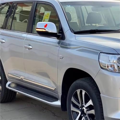 Intermitentes espejo lateral para Toyota Land Cruiser Prado FJ150 2010-2021 dinámicos 5