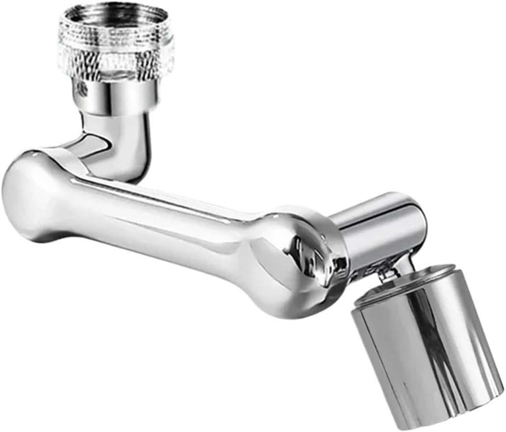 ユニバーサル 1080 度回転蛇口エクステンダーデュアルモードスプレーヘッドキッチンロボットアーム延長蛇口防沫水 (Color :