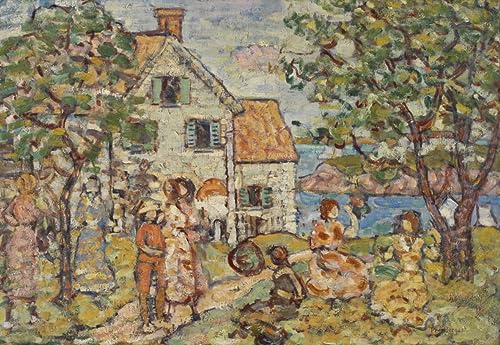 Toile peinture murale Maurice Prendergast 60x90cm finition premium