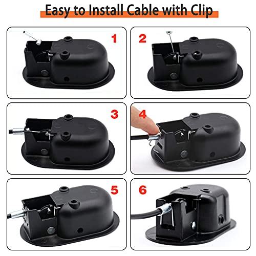 Anrsee 2 Pack Recliner Couch Release Handle,Universal Black Metal Recliner Pull Handle Sofa Release Lever Handle Of Most Brands Sofa, Couch, Loveseat, Chair #TOP3