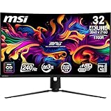 MSI MPG 321CURXDE QD-OLED - Flachbildschirm (TFT/LCD) - 80 cm (9S6-3DD64T-012) (4711377332767)
