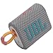 JBL Go 3 - Portable Mini Bluetooth Speaker, big audio and punchy bass, IP67 waterproof and dustproof, 5 hours of playtime, speaker for home, outdoor and travel (Grey)