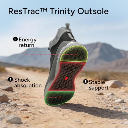 Image of Women's Hiking Boots Waterproof Lightweight Trail Shoes Zn-30 | Lightweight Feel, Easy to Wear, Modern Outdoor Style, Mid-cut Supportive Fit, Comfort for Walking & Travel