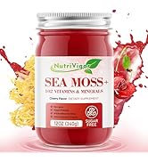 NutriVigor Sea Moss Gel, (12 OZ) Organic Seamoss Gel Advanced-Immune and Digestive Support, Wildc...