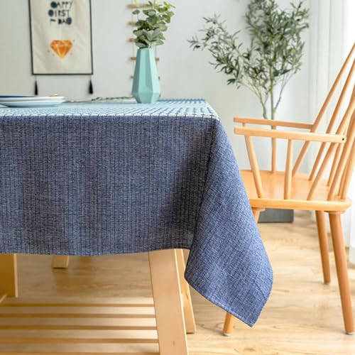 Nappe de table anti tache lavable Daesar en coton lin 60 x 60 - 6
