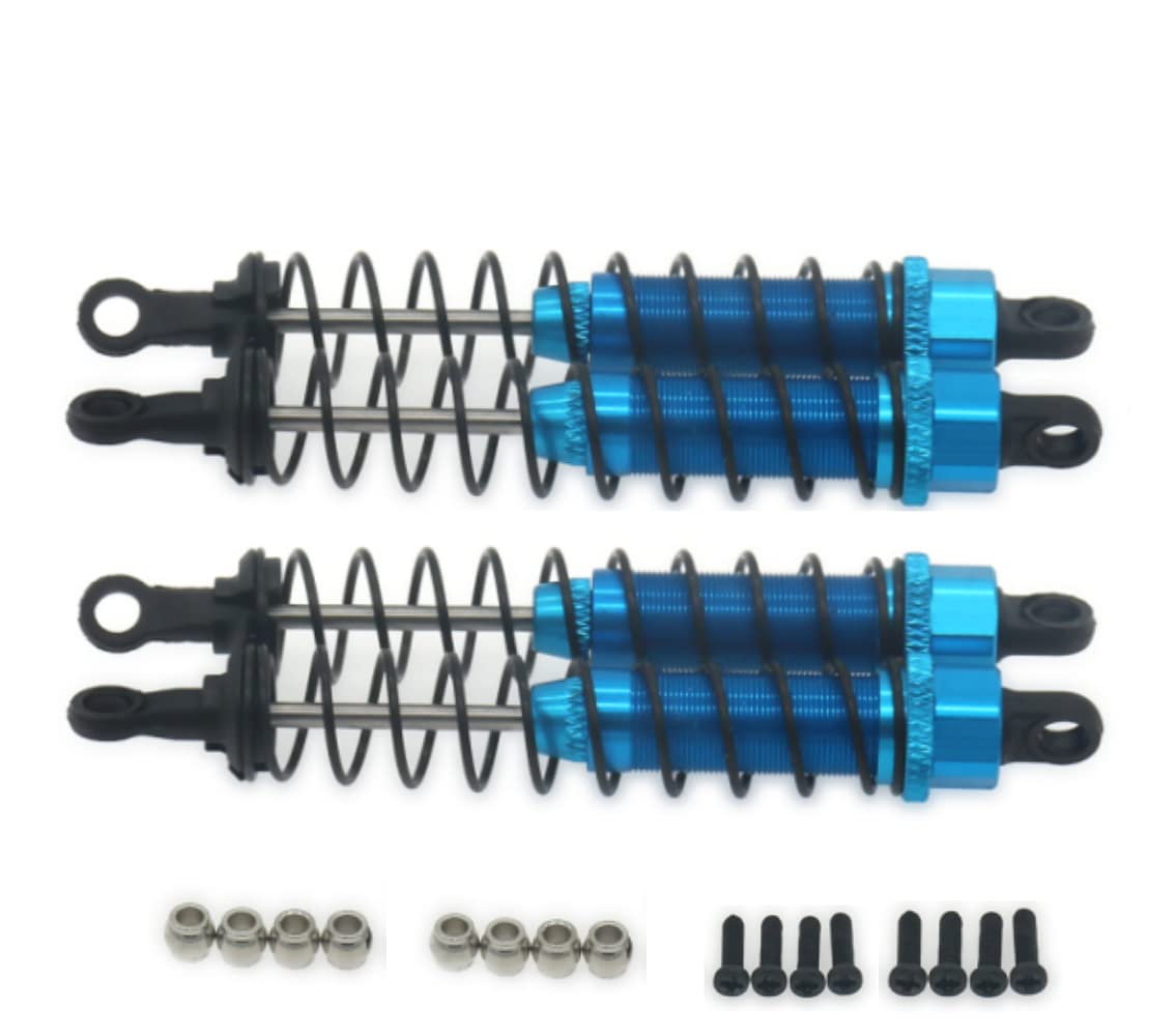 RCAWD Alloy Rc Shock absorber 98mm oiled type for 1/12 RC LC racing Wltoys HSP upgrades Parts 4pcs/set(Blue)
