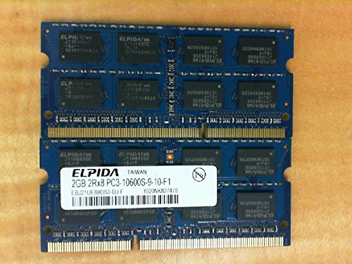 ELPIDA EBJ21UE8BDS0-DJ-F 2GB �m�[�g�u�b�N SODIMM DDR3 PC10600(1333) UNBUF 1.5v 2RX8 204P 256MX64 128mX8