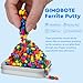 GIMOBOTE Original 300+ Ferrite Putty Multicolor, Fidget Toy Ferrite Rocks for Stress Relief, Sensory Toy for Adults & Teens 14+, Ferrite Stone Fidget Present for Office Holiday Stocking Stuffer