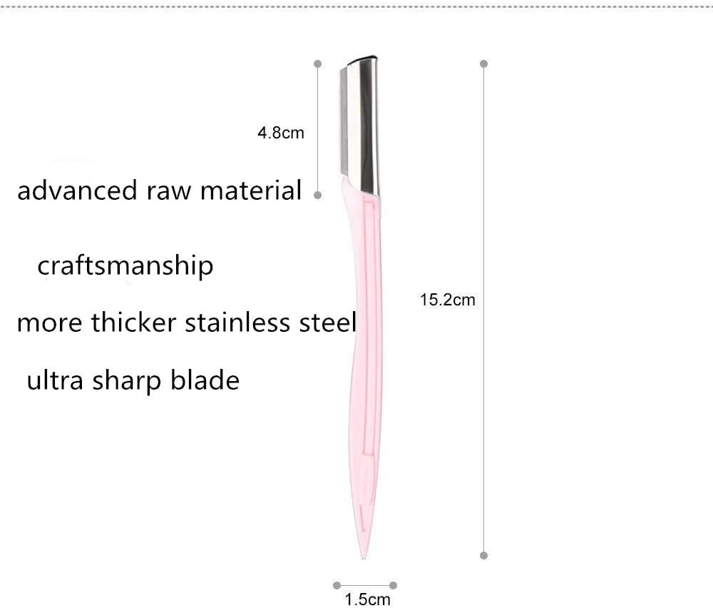 Myfeel Multipurpose Exfoliating Dermaplaning Tool, Eyebrow Razor, and Facial Razor with Precision Cover.