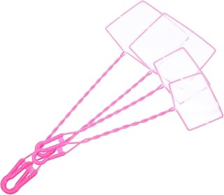 JOINPAYA 4 Piezas Red de Pesca para Largo Malla Aterrizaje Redes de Pesca para Colección Red de Pesca de Juguete Redes Finas para Pescado Neto Alambre de Hierro Rosa