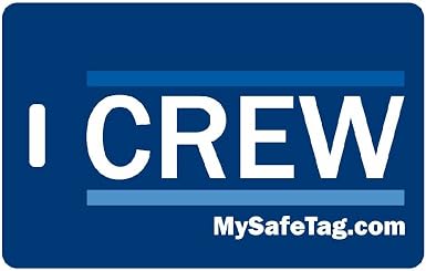 Amazon.com: My seguro etiqueta etiqueta de identidad, seguro, etiqueta para  equipaje, jetblue Crew, código QR en la espalda : Ropa, Zapatos y Joyería