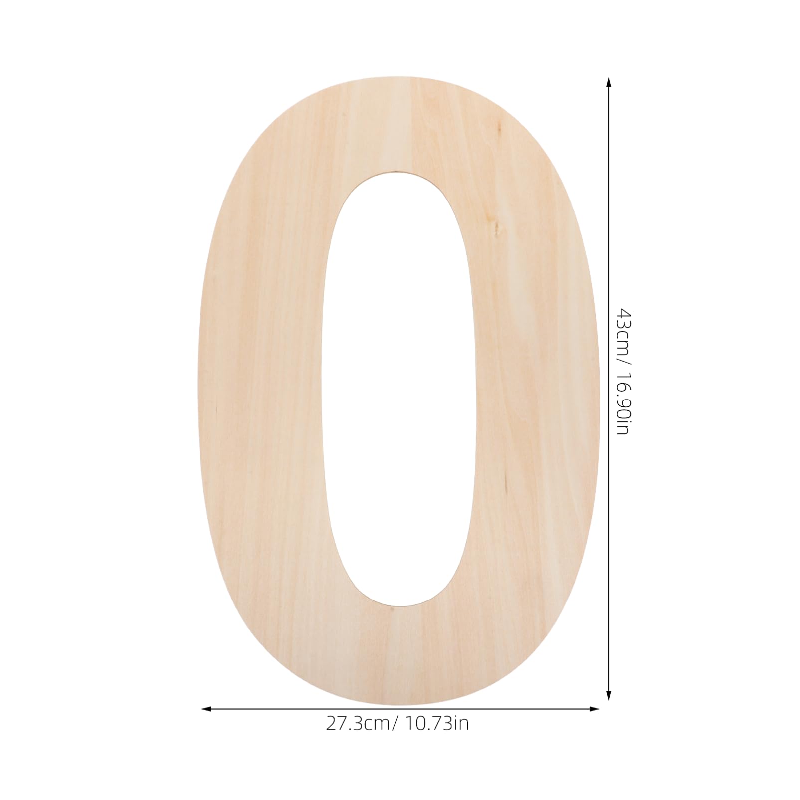 Homoyoyo Unpainted Wood Number Sign Milestone Memory Decor Unique Present Idea for Special Occasions