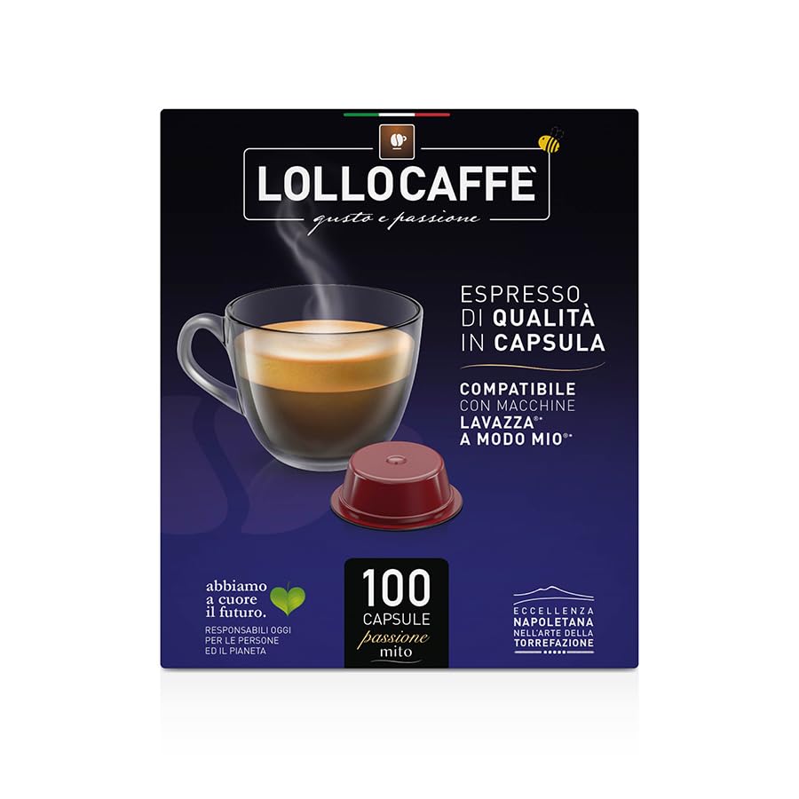 600 Capsule Lollo Compatibili A Modo Mio Miscela Argento Espresso