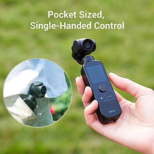 VOOCHIE Morange Handheld 3-Axis Stabilized Gimbal Vlog Camera Edição com um clique AI Smart Tracking