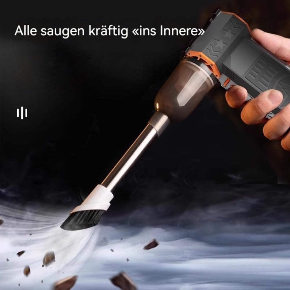 Souffleuse à neige thermique 5000 W, déneigeuse portable avec LED, décongélation, séchage, nettoyage