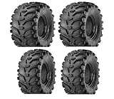 2 FRONT 25-8-12 & 2 REAR 25-10-12 ATV Kenda Bearclaw TIRES