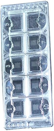 Generic Southst 10pcs Disposable Neubauer Chamber Urine Sediment Counting Chamber Counting Blood Cells Hemocytometer