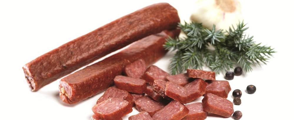 Almgourmet - Premium Landjäger (10 Paar) - Köstliche Wurstspezialität aus Österreich - Würziger Geschmack mit Kümmelnote