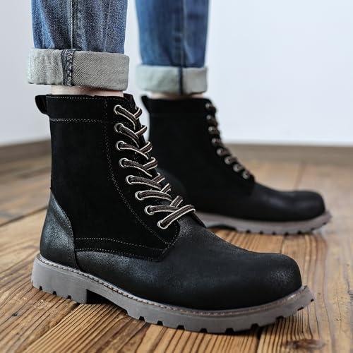 Image of COSIDRAM Men's Casual Oxford Boots Classic Suede Chukka Boot Comfort Business Dress Shoes Lace Boots