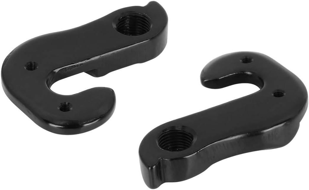 X AUTOHAUX Bicycle Tail Hook Rear Derailleur Hanger Frame Gear Tail Hook Black - Image 4