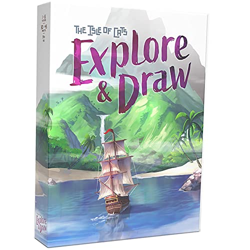 City of Games | The Isle of Cats: Explore & Draw - Juego de Mesa, Edad 10+, 1-6 Jugadores, 30-45 Min miniatura 1