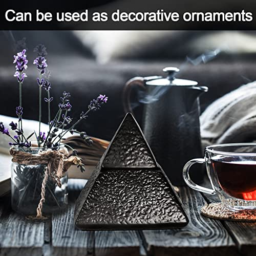 Yangbaga Pyramids Statues And Sculptures，Ceramic Pyramids Statue Ornaments Abstract Style Sculptures, Housewarming Gifts Decorations, Living Room Dining Desk Decorations Christmas Gifts #TOP5