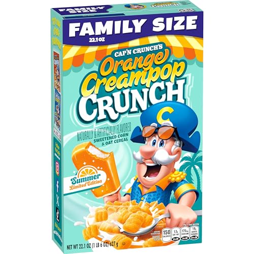 63¢ coupon - Cap’n Crunch Orange Cream Pop - 22.1oz