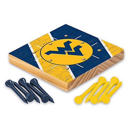 Rico Industries NCAA West Virginia Mountaineers Peg Tic Tac Toe Game