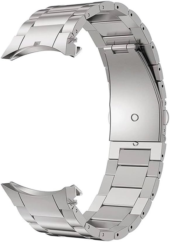 Titanium Metal Strap Fit for Samsung Galaxy Watch 6 Classic 47mm 43mm / 6 44mm 40mm/ 5 Pro 45mm / 5 44mm 40mm/ 4 classic 46mm 42mm/ 4 44mm 40mm Band No Gaps Watchband