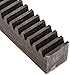 Martin R10X4 Gear Rack, 14.5? Pressure Angle, 4 feet Long, High Alloy Steel, Inch, 10 Pitch, 1" Wide, 0.625" Thick, 0.525" Pitch Line Backing