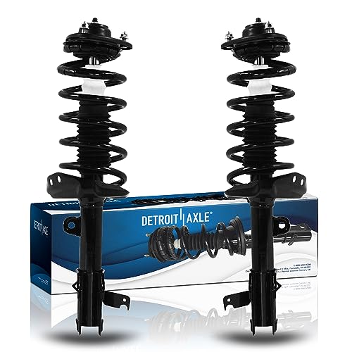 Image of Detroit Axle - Front Struts for 2008 2009 2010 Honda Odyssey Complete 2 Struts with Coil Spring Replacement Quick Install Ready Strut Shock Assembly