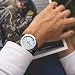 Imagen de Agelocer Reloj analógico de acero inoxidable de la marca superior de los hombres vestido de lujo mecánico automático calendario reloj analógico banda de cuero