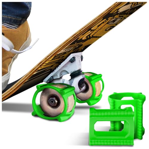 Skateboard Tricks Fast - Perfect for Complete Beginners and Beyond. Fast, Safe, and Easy - Skateboard Accessories for Wheels (Green)