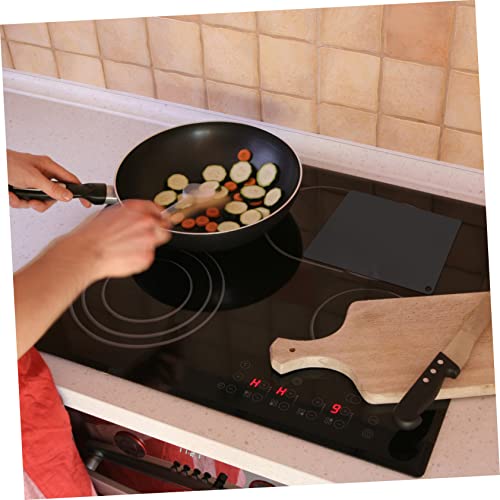 Zerodeko 2 Unidades Tapete de silicone para fogão de indução almofada de silicone para fogão de indu