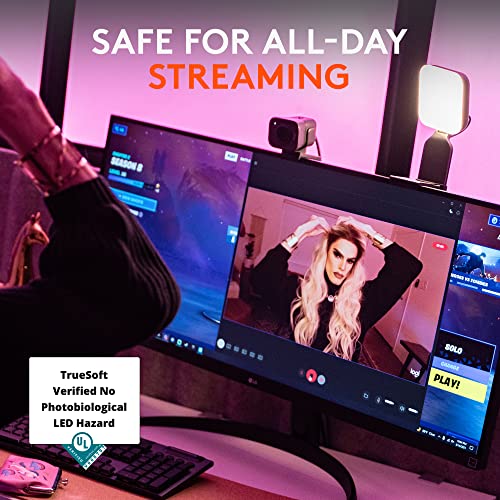 Logitech for Creators Litra Glow Plus StreamCam Bundle with Litra Glow Premium LED Streaming Light with TrueSoft, StreamCam Premium HD Webcam, Full HD 1080p 60 fps, Desktop Tripod Stand Graphite by Logitech for Creators - Used condition - Image 5