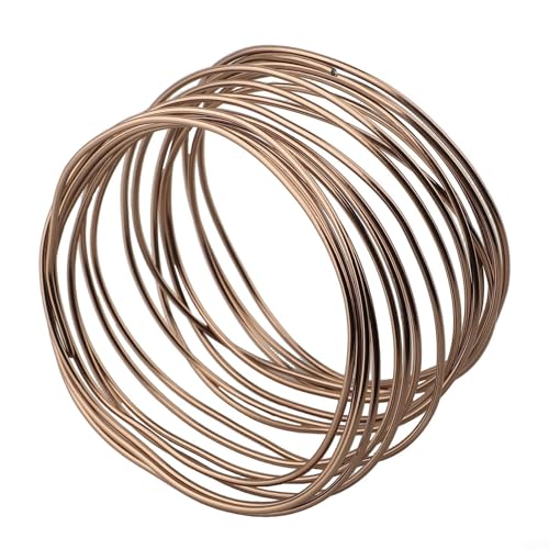 Filo per bonsai, in alluminio anodizzato, per lavori di creazione di piante da giardino e lavori di styling degli alberi (1 pezzo marrone)