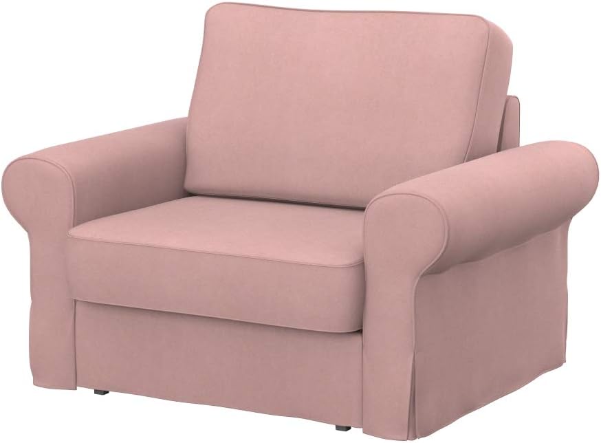Soferia Replacement Compatible Cover for Backabro Armchair, Fabric Elegance Dark Grey