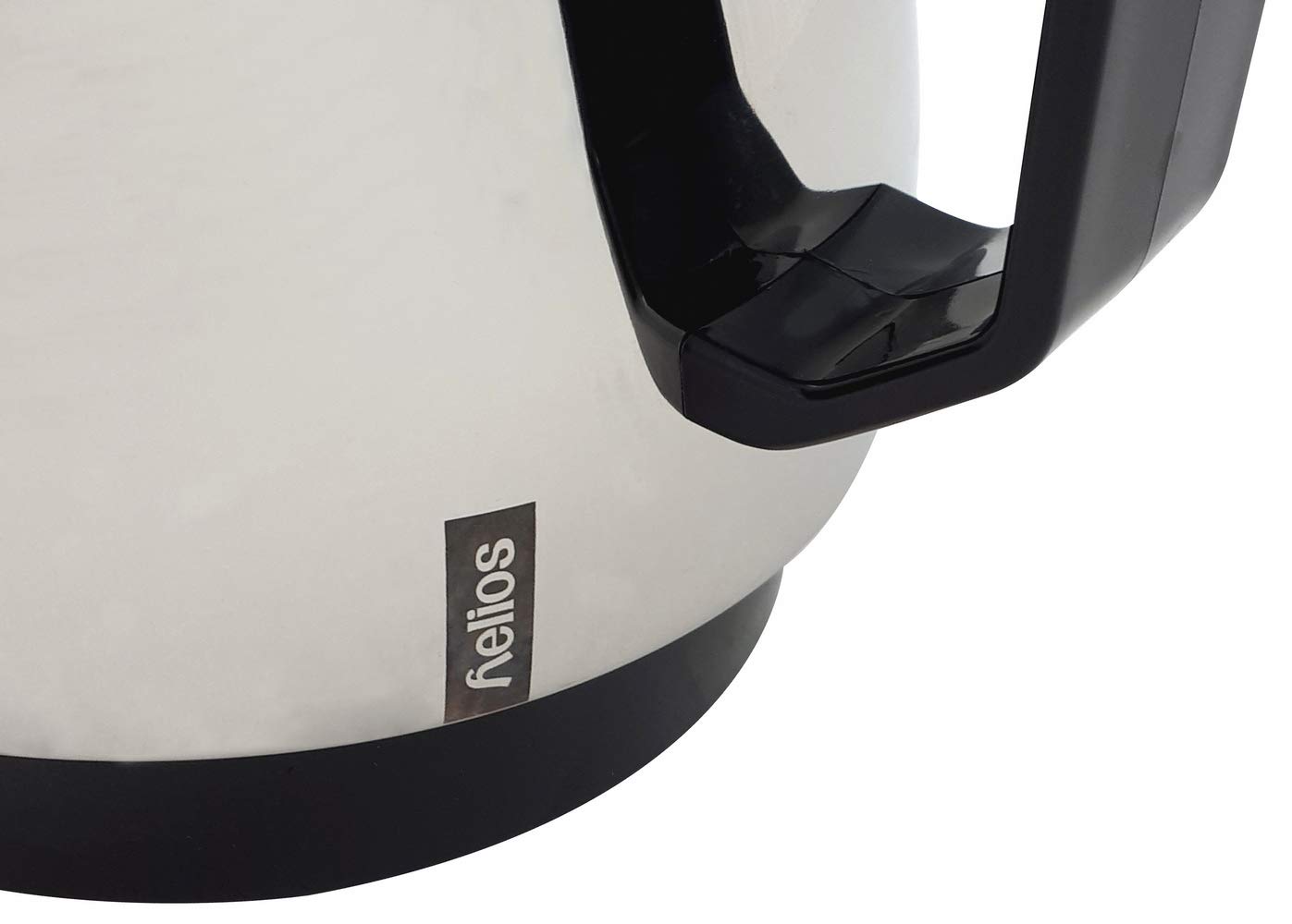 Helios Isolierkanne Champion Schwarz 0,6L – 6h Heiß - Hält Getränke heiß & kalt – Elegantes Design mit verchromtem Stahl - Einfache Reinigung